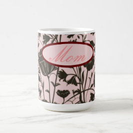 Weiße Tasse für den Muttertag