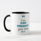 weiße Tasse für Kaffee oder Tee (Links)