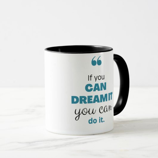 weiße Tasse für Kaffee oder Tee (VorderseiteRechts)