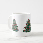 Weiße Tasse glückliche Ferien Neues Jahr (Vorderseite Links)