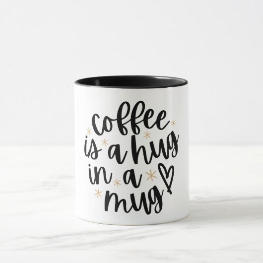 Weiße Tasse mit authentischem Design (Zentrum)