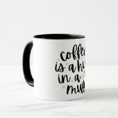Weiße Tasse mit authentischem Design (Vorderseite Links)