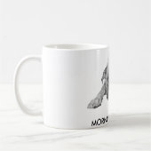 Weiße Tasse mit Boxerhundebild (Links)