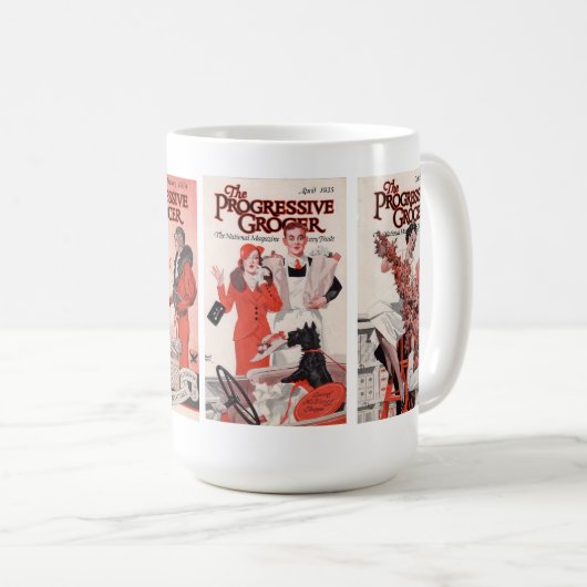 Weiße Tasse mit Emmett Watson art (VorderseiteRechts)