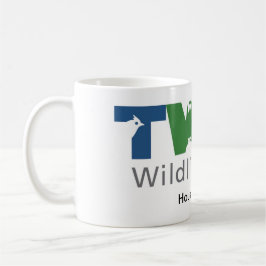 Weiße Tasse mit Logo