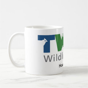 Weiße Tasse mit Logo