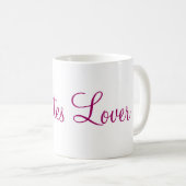 Weiße Tasse | Pilates Lovers (VorderseiteRechts)