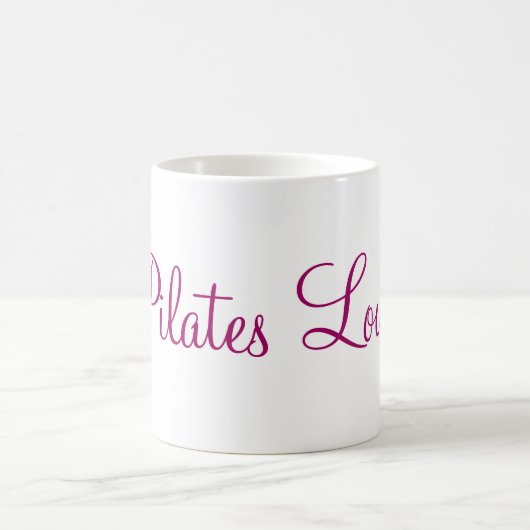 Weiße Tasse | Pilates Lovers (Mittel)