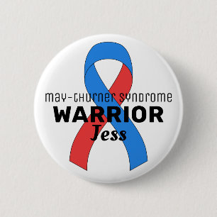 Weiße Taste für Warrior Ribbon-Syndrom May-Thurner Button