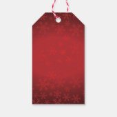 Weiße Taube Geschenkanhänger (Rückseite)