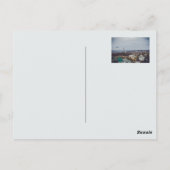 Weiße Taube im orthodoxen Kloster Postkarte (Rückseite)