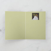 weiße Taube mit Olivenzweig-Karte Karte (Innenseite)