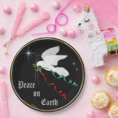 Weiße Taube Pappteller (Party)