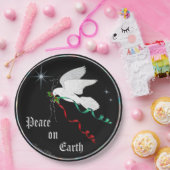 Weiße Taube Pappteller (Party)