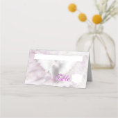 Weiße Taube Platzkarte (Vorderseite)