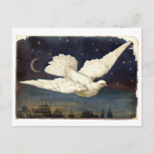 weiße Taube Postkarte (Vorderseite)
