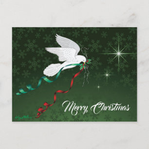 Weiße Taube Postkarte