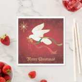 Weiße Taube Serviette (Beispiel)