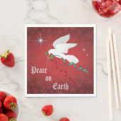 Weiße Taube Serviette (Beispiel)