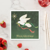 Weiße Taube Serviette (Beispiel)