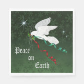 Weiße Taube Serviette (Vorderseite)