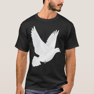 Weiße Taube T-Shirt
