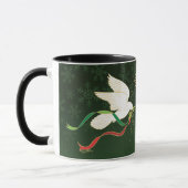 Weiße Taube Tasse (Links)