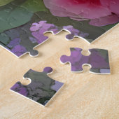 Weiße Tauben Cottage-Garten Puzzle (Seite)