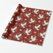 Weiße Tauben  Geschenkpapier (Ungerollt)