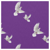 Weiße Tauben Stoff (Nahaufnahme)