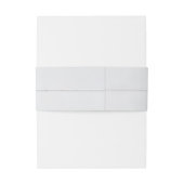 Weiße Tauben und Ringe Einladungsbanderole (Rückseitenbeispiel)