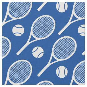 Weiße Tennisschläger - kundenspezifisch! Stoff