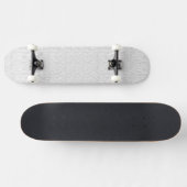 Weiße Textur Skateboard (Horizontal)