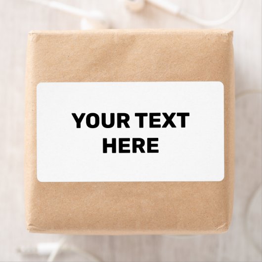 WEISSE TEXTURE EINFACHE MINIMAL-TEXT-STYLE-ETIKETT (Insitu)