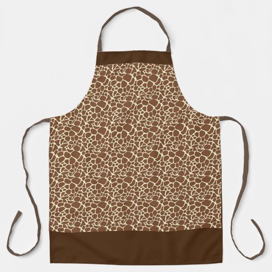 WEISSE, TIERDRUCKER Koch Schürze (Vorderseite)