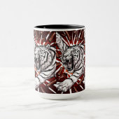 Weiße Tiger Erhebung Tasse (Zentrum)