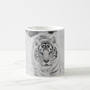 Weiße Tiger-Kaffee-Tasse Kaffeetasse