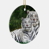 Weiße Tiger Keramikornament (Rechts)