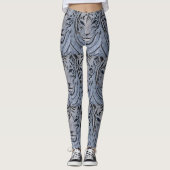 WEISSE TIGER LEGGINGS VON PAULA REILLY. (Vorderseite)