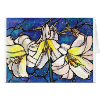 Weiße Tiger-Lilien-Blumen-beflecktes