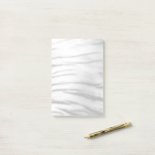 Weiße Tiger-Nachhinweise Post-it Klebezettel (Auf Schreibtisch)