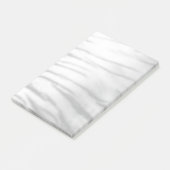 Weiße Tiger-Nachhinweise Post-it Klebezettel (angewinkelt)