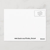 Weiße Tiger Postkarte (Rückseite)