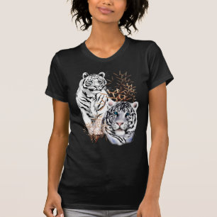 Weiße Tiger-Shirts T-Shirt