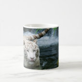 Weiße Tiger-Tasse Kaffeetasse (Mittel)