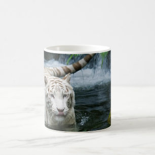 Weiße Tiger-Tasse Kaffeetasse