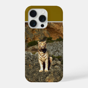 Weiße-Tiger-Warte, iPhone 15 Pro Hülle