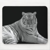 Weiße TigerMausunterlage Mousepad (Vorne)