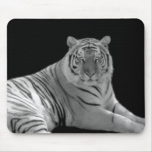 Weiße TigerMausunterlage Mousepad