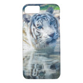 Weiße Tigerreflexion Case-Mate iPhone Hülle (Rückseite)